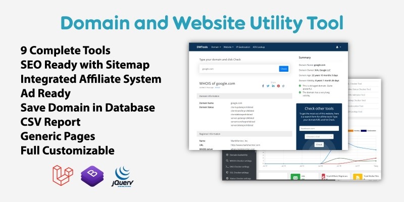Domain And Website Utility Tool