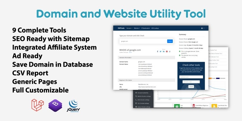 Domain And Website Utility Tools